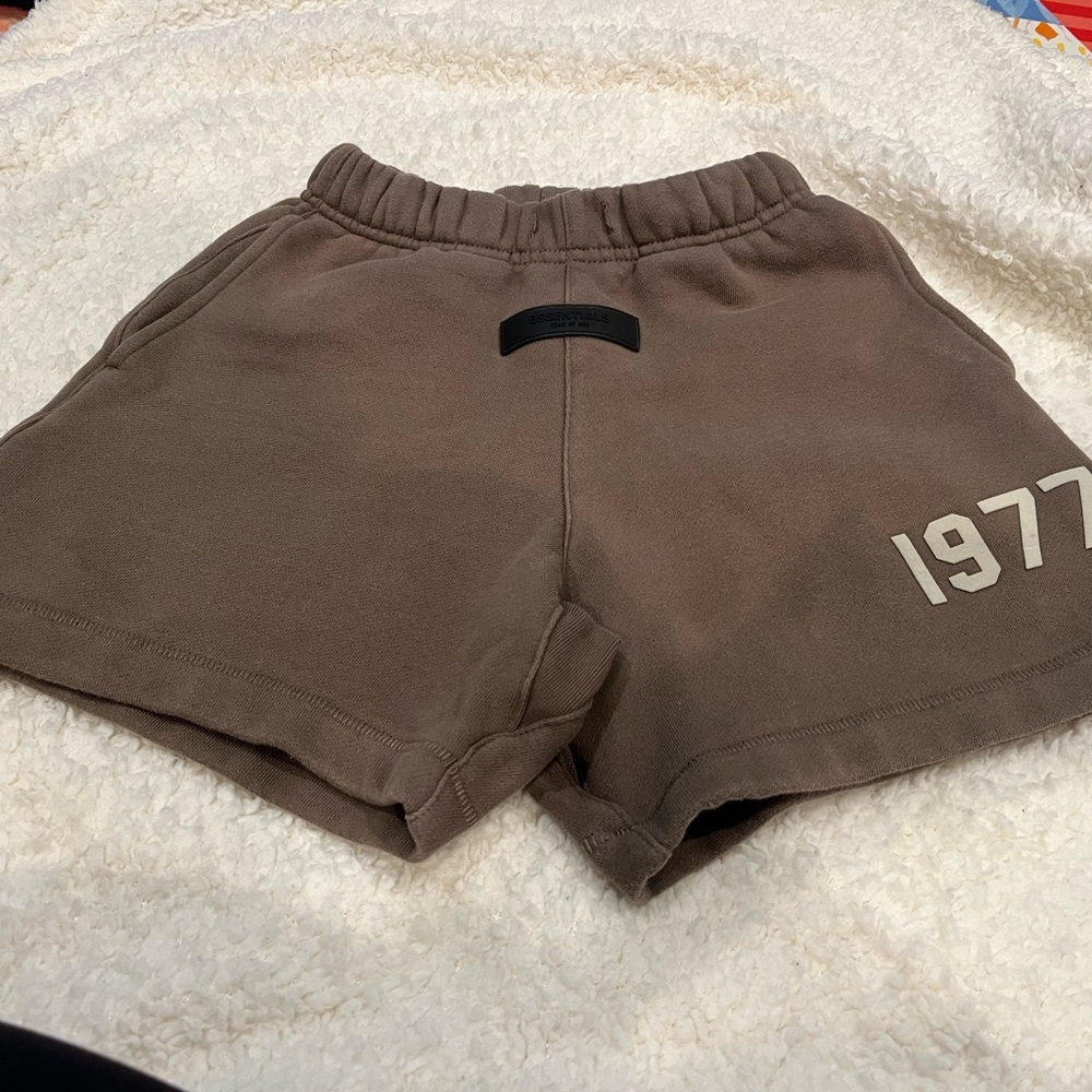 Essentials Taupe Casual Shorts